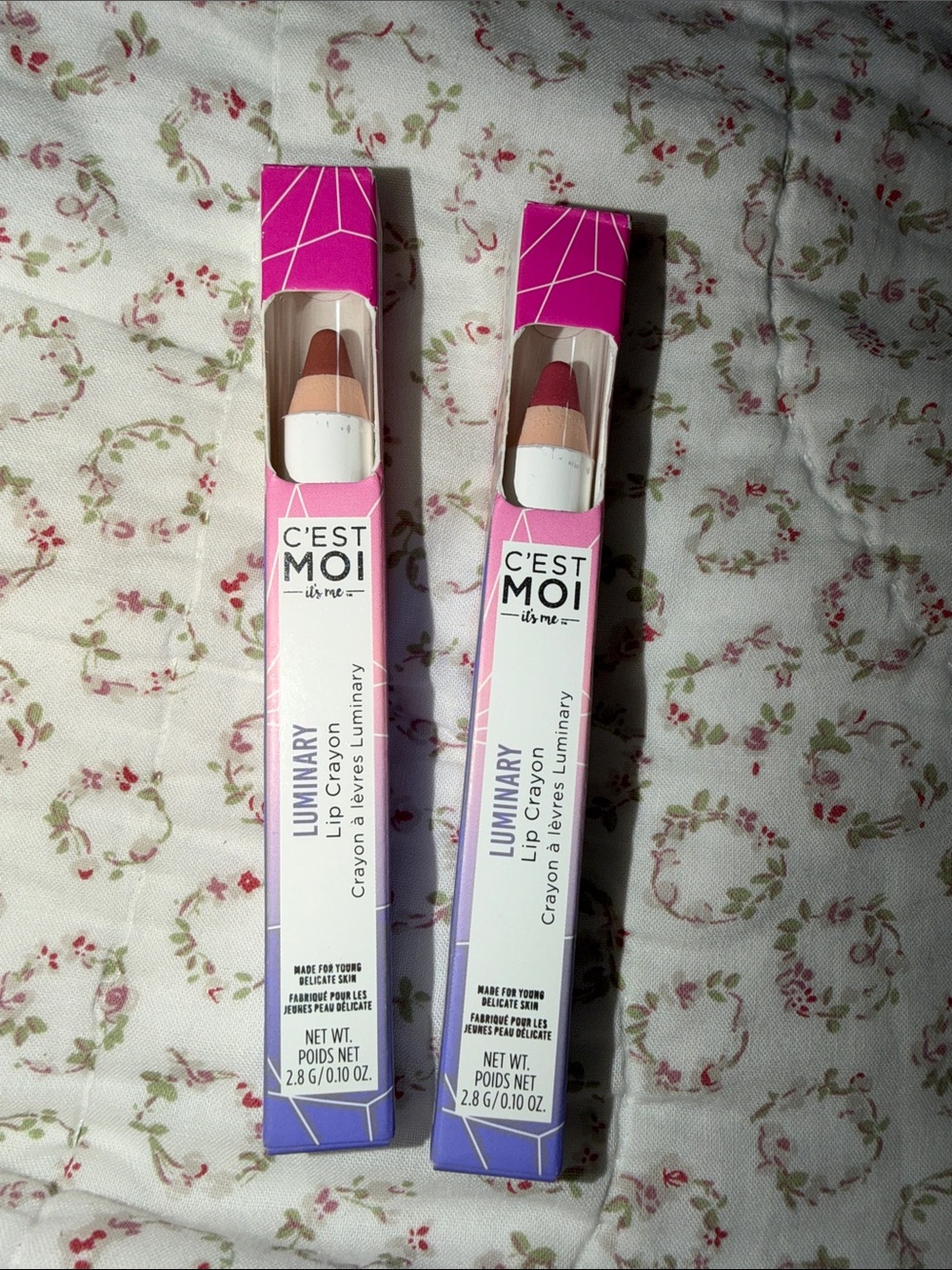 Luminary Lip Crayon Duo - Nude & Rose Shades